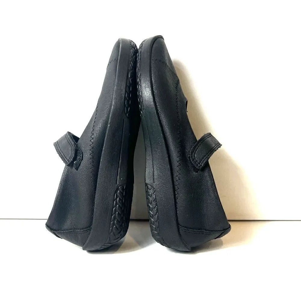 Arcopedico Womens EU 36 US 5.5 Comfort Casual Black Mary Jane Fabric Flats Shoes